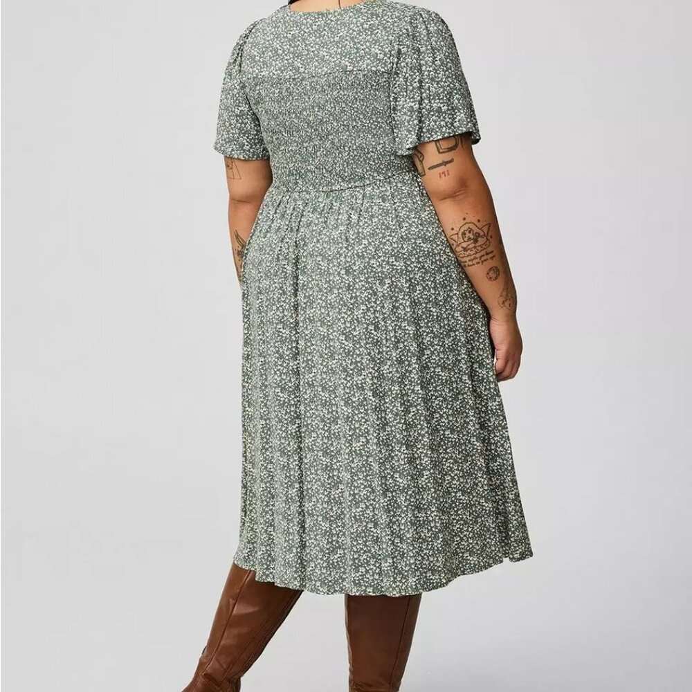 Torrid A-line Midi Dress 00 BNWT - Picture 2 of 10